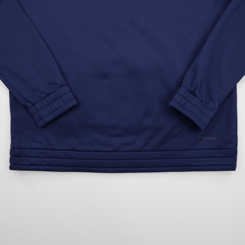 Adidas Men's Kangaroo Pocket Soft Fleece‎ Team Issue Pullover Hoodie Navy Size M - Picture 7 of 9